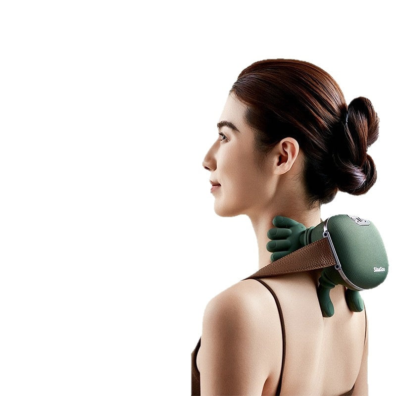 Wireless Neck & Shoulder Massager – Heated Kneading Massage