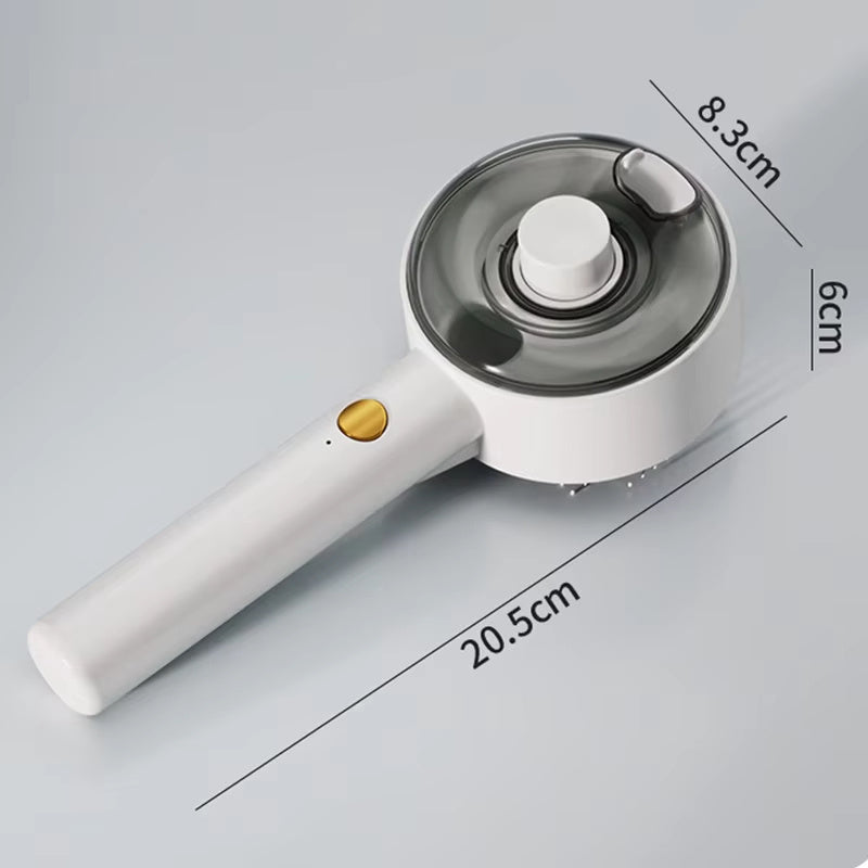 Pawfect Paws Steamy Grooming Brush - 3-in-1 Electric Sprayer & Massager for Cats and Dogs