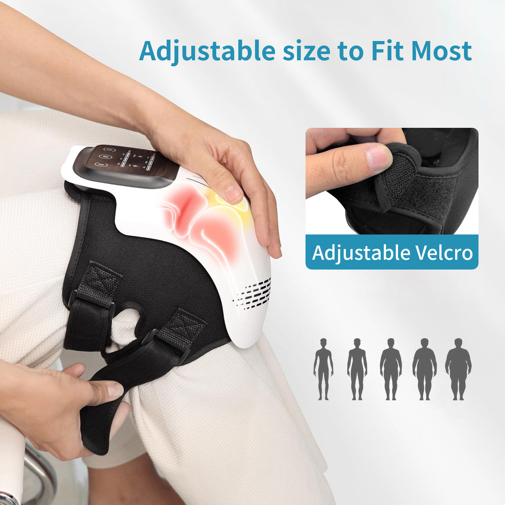 Tiramaga® | Chronic Arthritis Pain Relief: Cordless Heated Vibration Knee Massager