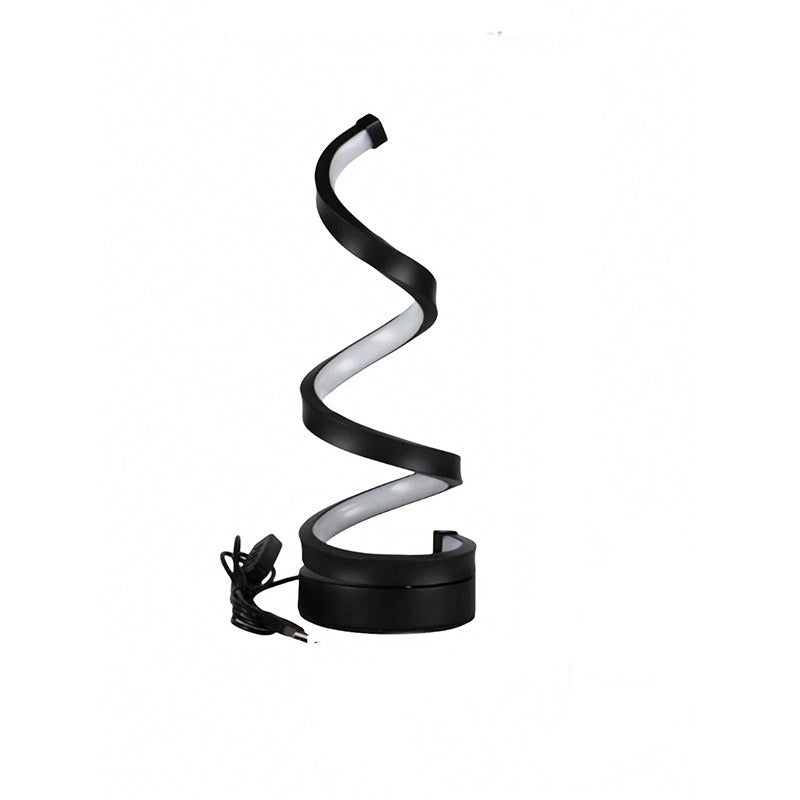 USB Powered Chic Spiral Desk Lamp